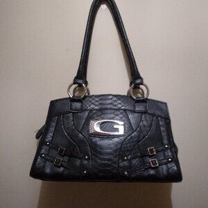 Guess vintage Y2K black leather shoulder bag